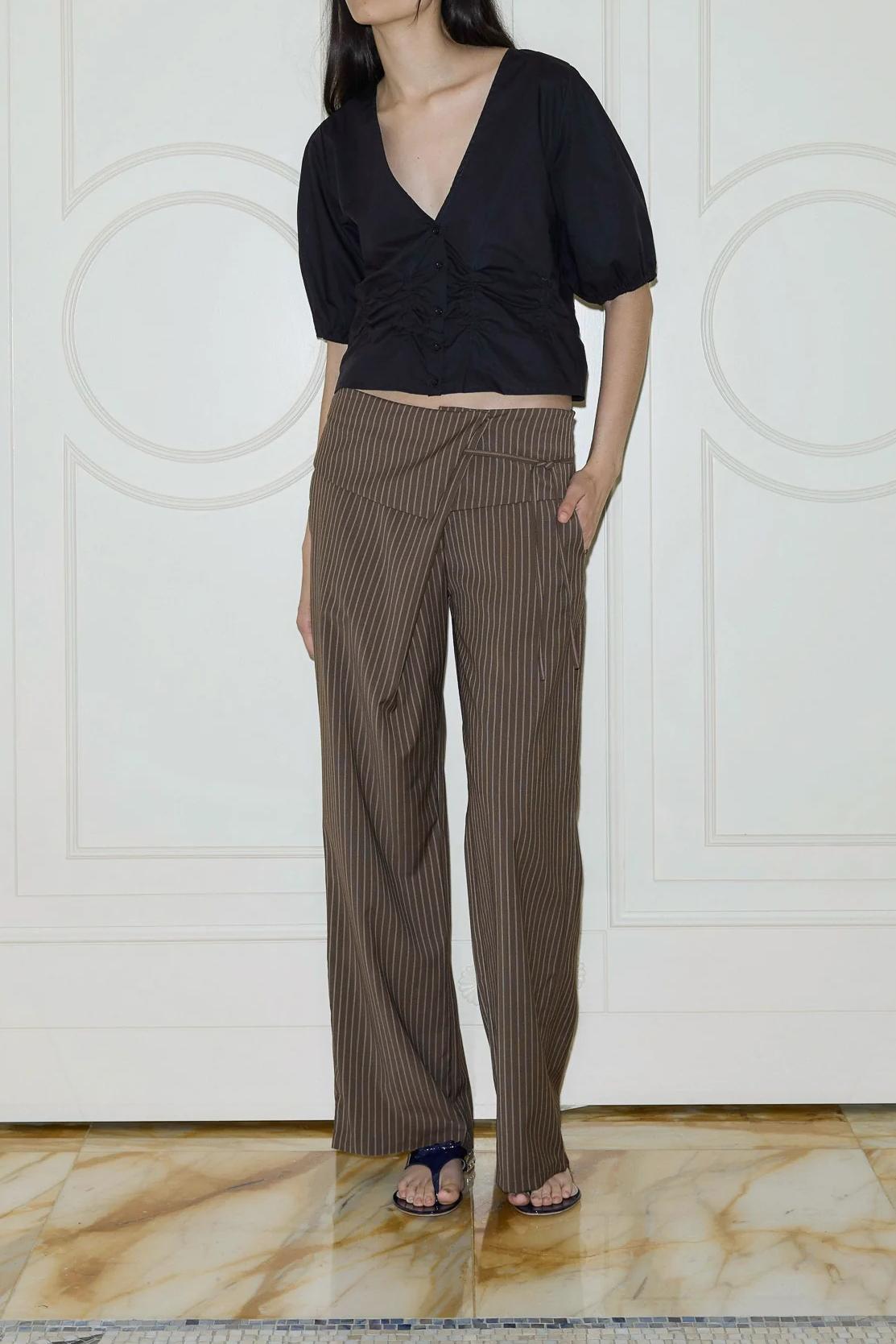 Hoge taille pantalon voor dames – rechte pijp