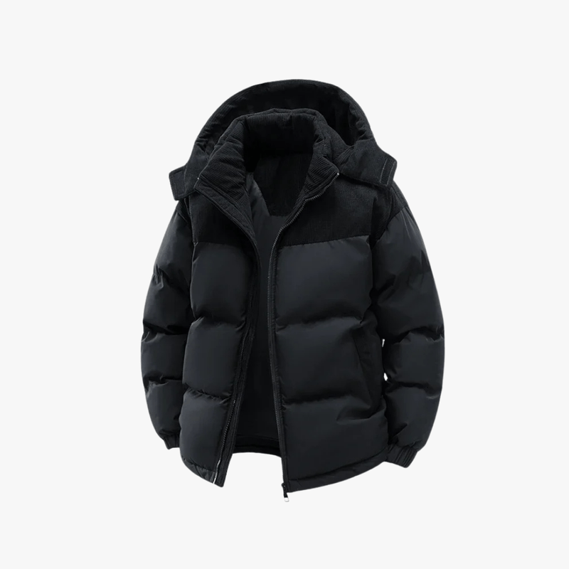 Casual heren all-season puffer jacket met capuchon