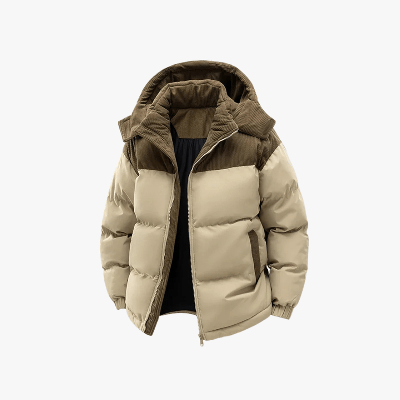 Casual heren all-season puffer jacket met capuchon