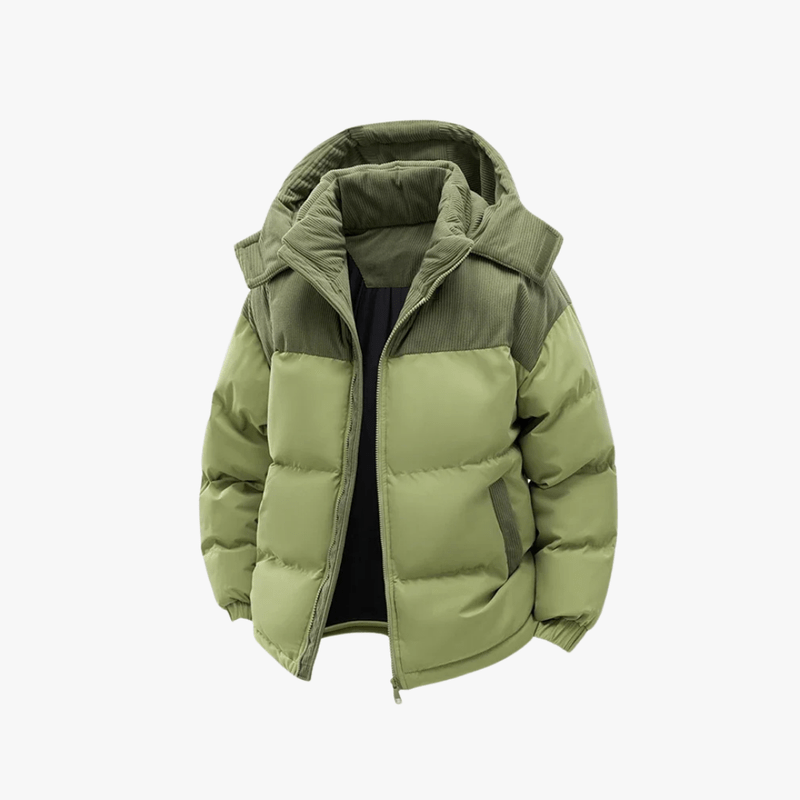 Casual heren all-season puffer jacket met capuchon