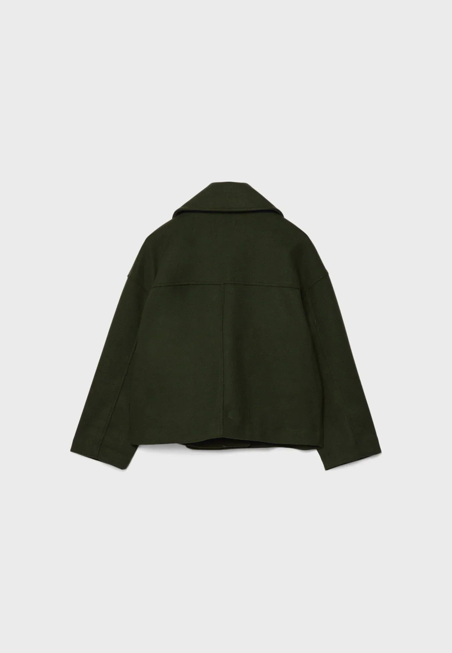 Dames Korte Blazer met Dubbele Sluiting en Elegante Snit