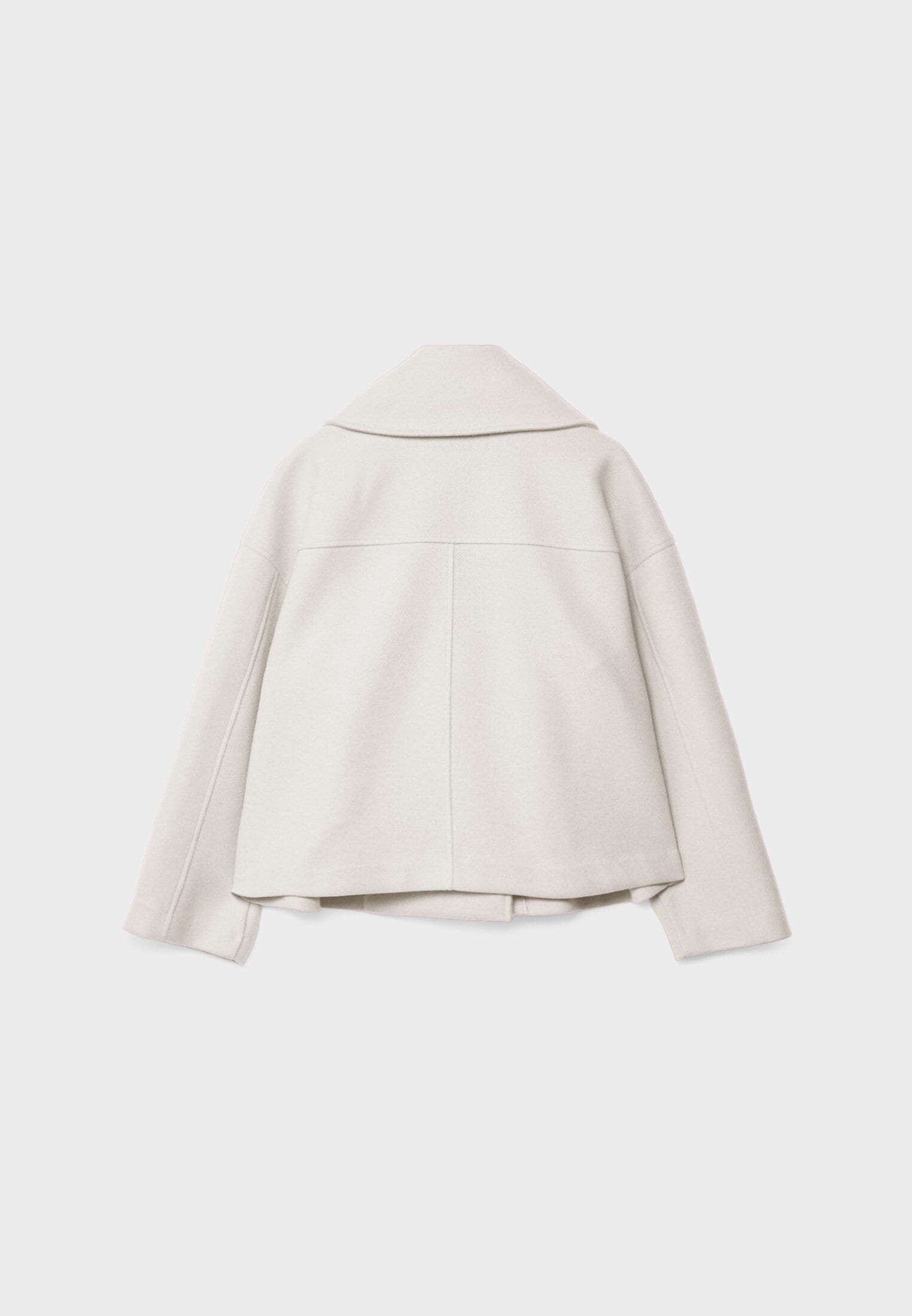 Dames Korte Blazer met Dubbele Sluiting en Elegante Snit