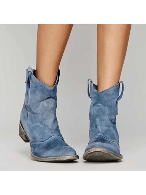 Dames Suède Cowboy Laarzen