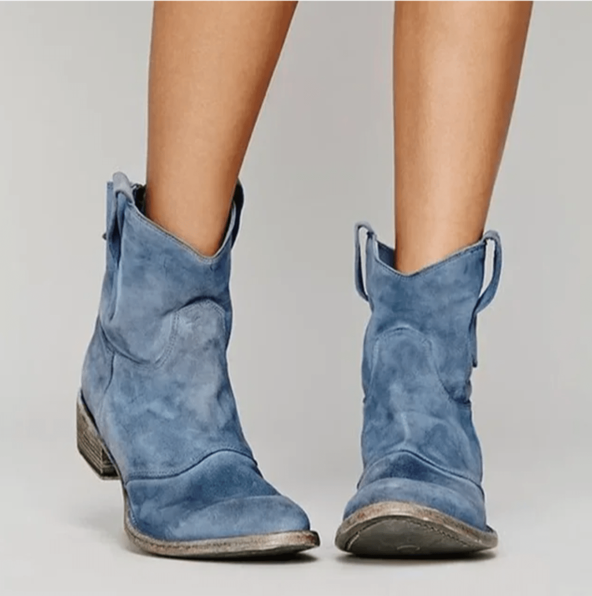 Dames Suède Cowboy Laarzen