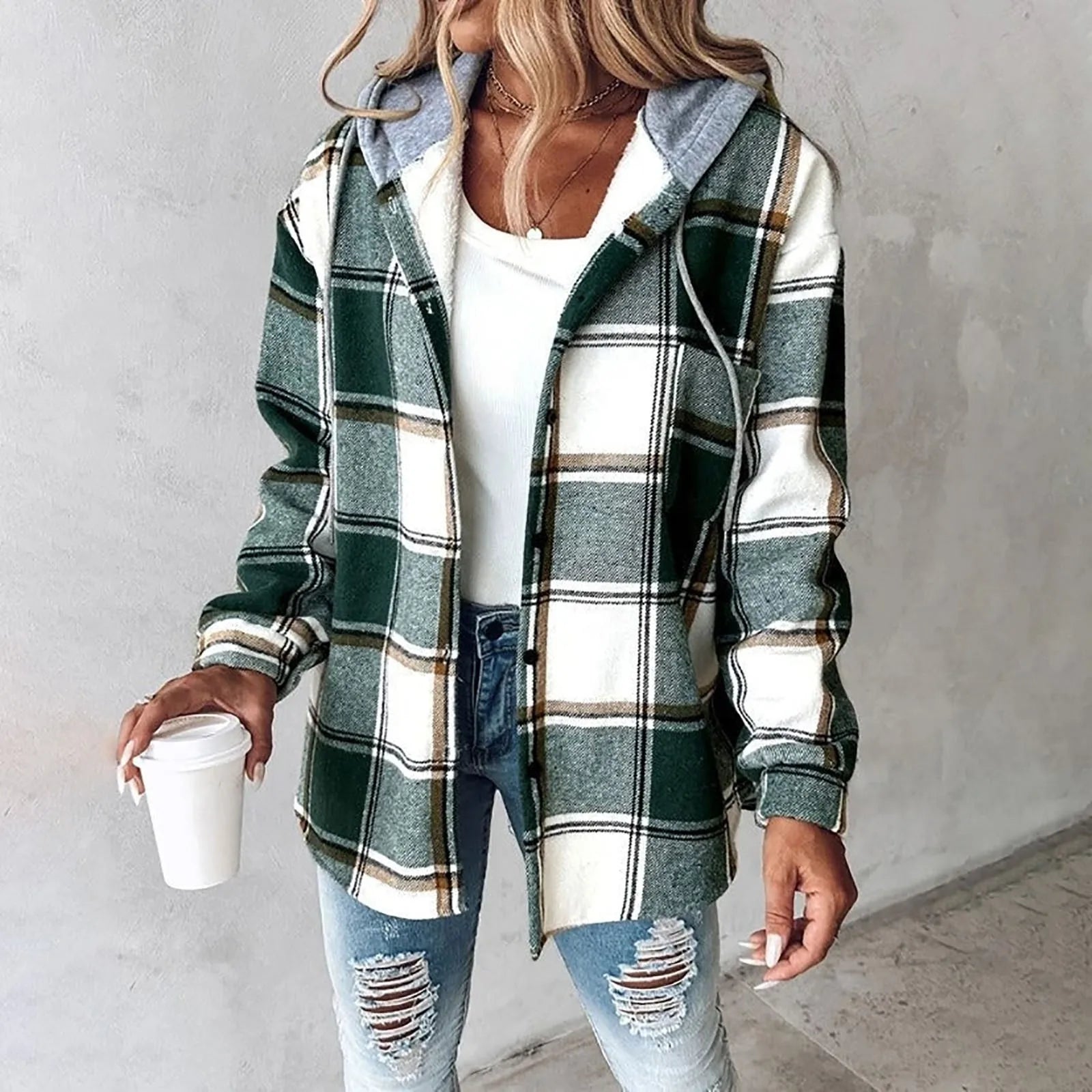 Korte gewatteerde jas voor dames – Oversized fit