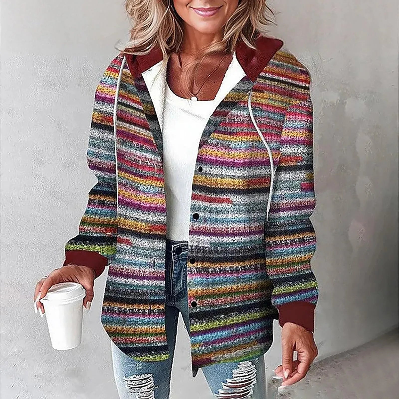 Korte gewatteerde jas voor dames – Oversized fit