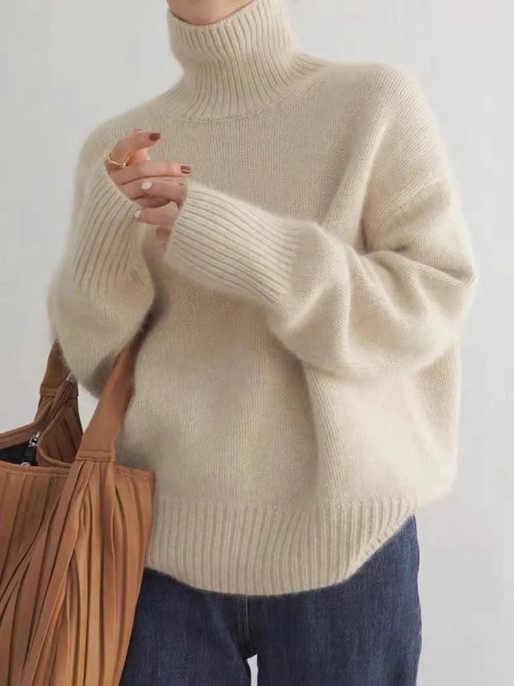 Knitted coltrui voor dames – oversized fit