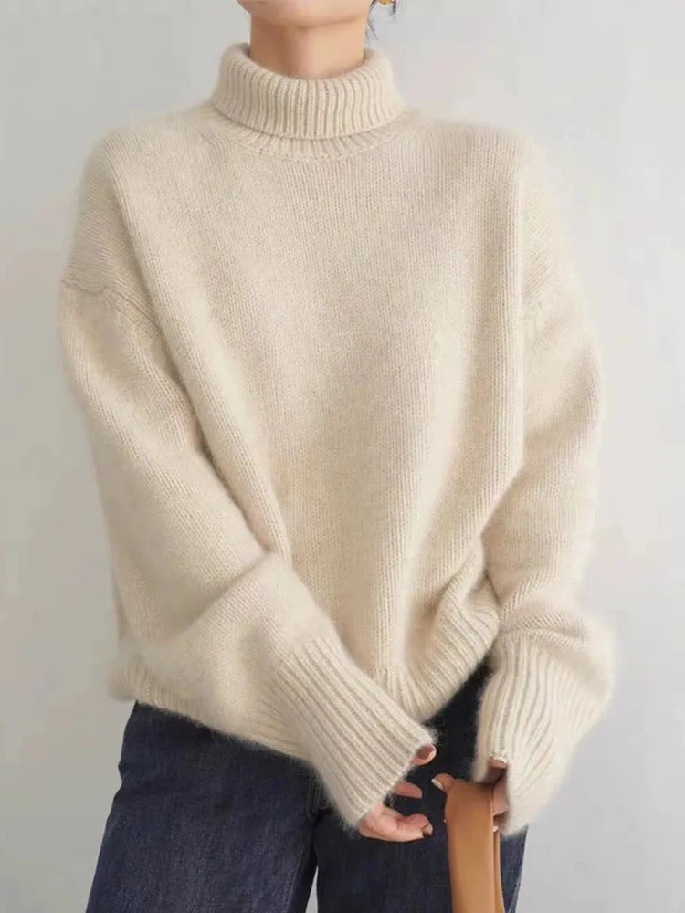 Knitted coltrui voor dames – oversized fit