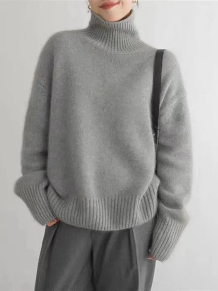 Knitted coltrui voor dames – oversized fit
