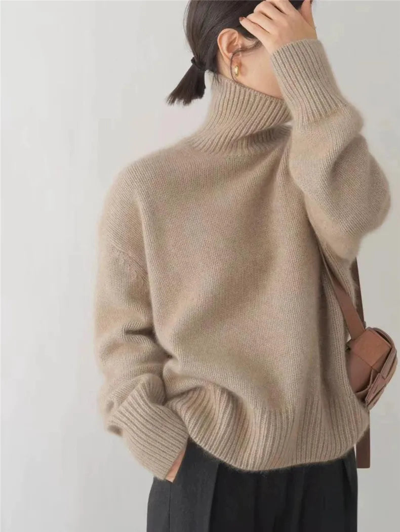 Knitted coltrui voor dames – oversized fit