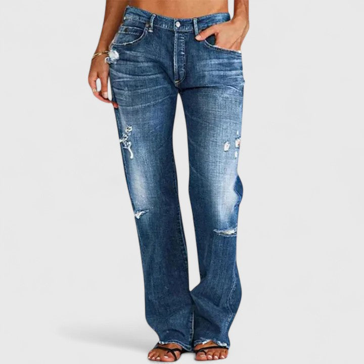 Elegante Low-rise Damesjeans