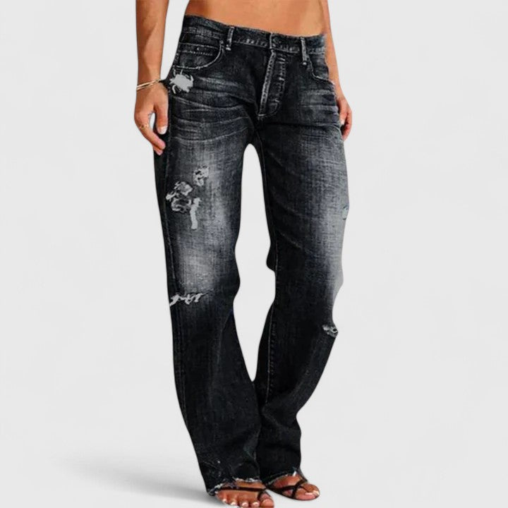 Elegante Low-rise Damesjeans