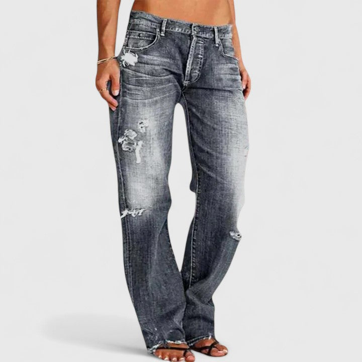 Elegante Low-rise Damesjeans