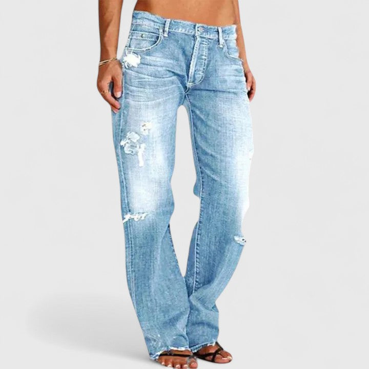 Elegante Low-rise Damesjeans