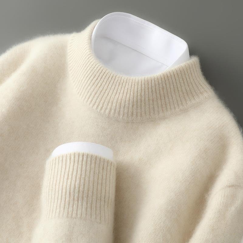 Klassieke Knitted Sweater met Comfortabele Pasvorm