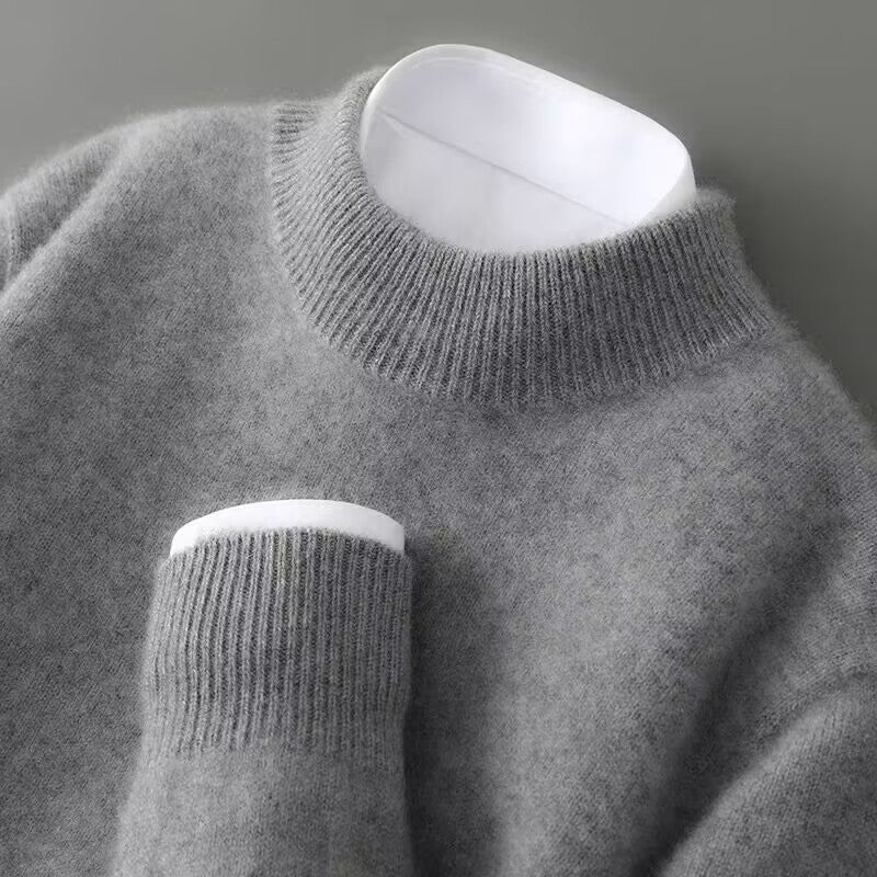 Klassieke Knitted Sweater met Comfortabele Pasvorm