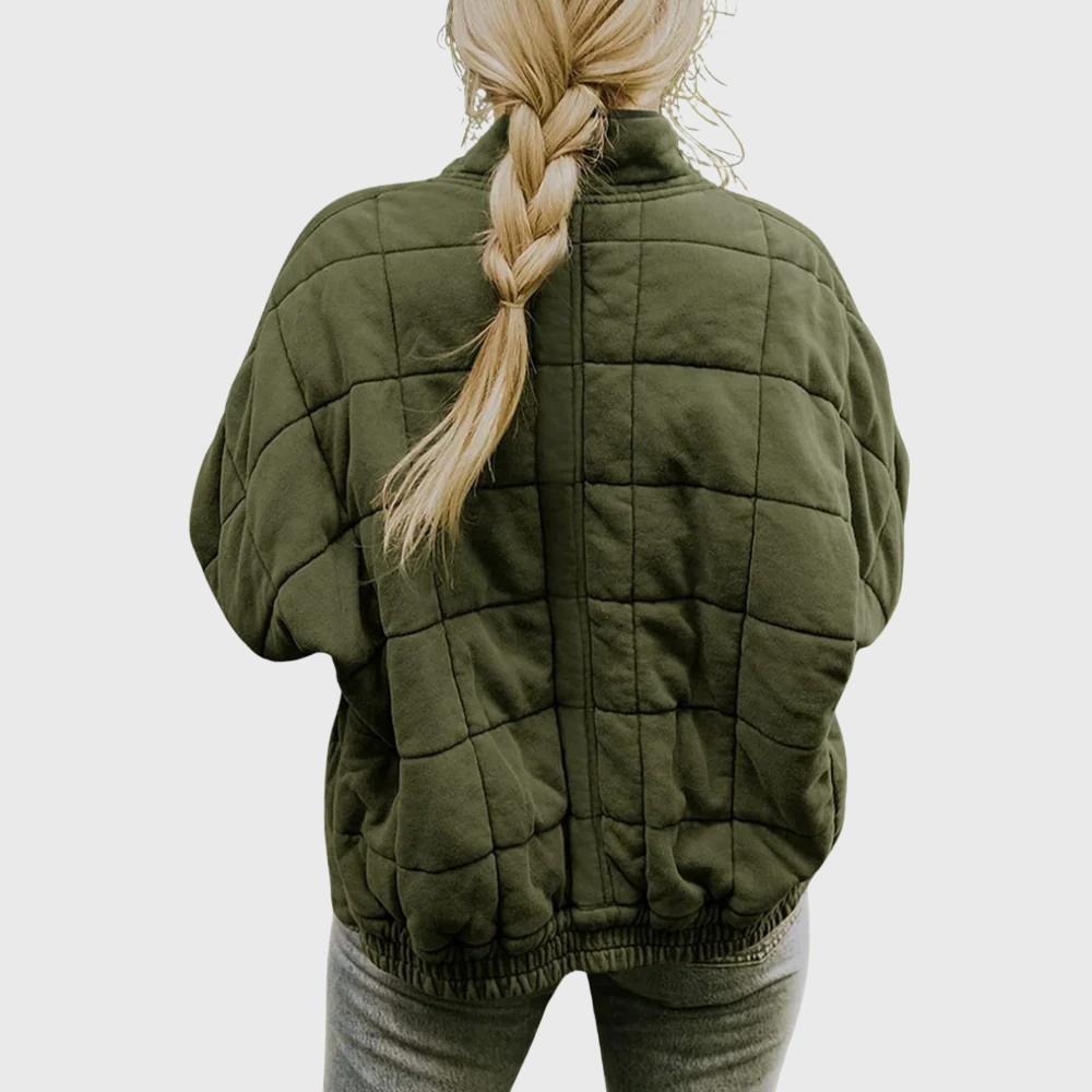 Oversized Tussenjas met Minimalistisch Design voor Dames