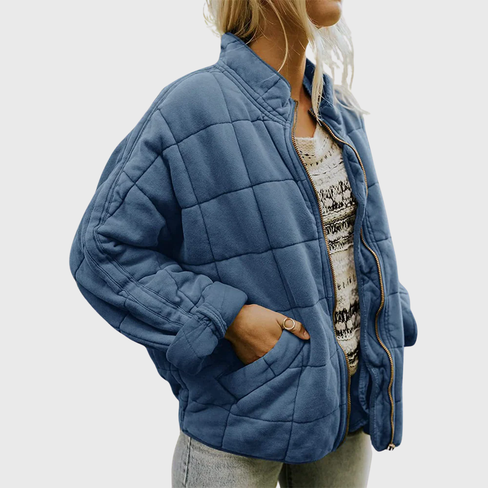 Oversized Tussenjas met Minimalistisch Design voor Dames