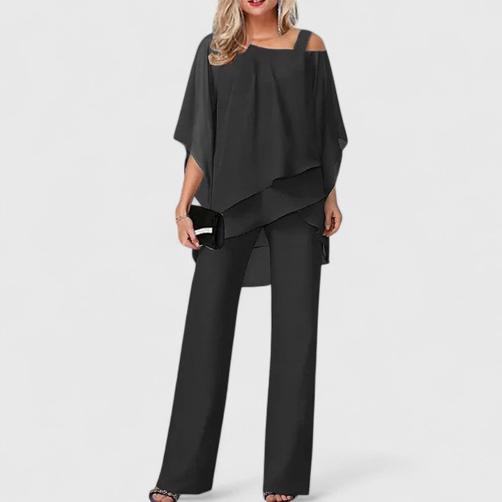 Tweedelige dames set van zachte stof