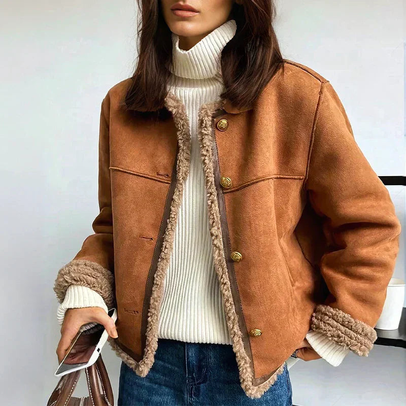 Shearling Jas voor Dames – Warme & Elegante Stijl voor de Winter