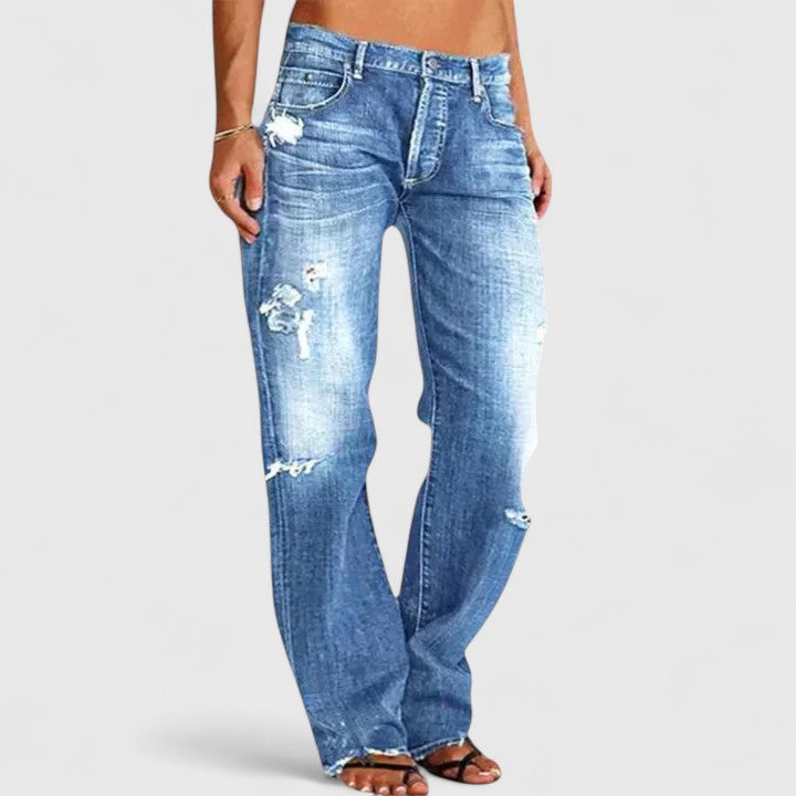 Elegante Low-rise Damesjeans